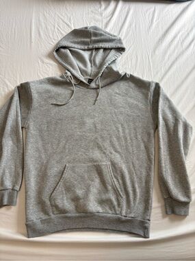 SHEIN Men's Light Gray Pullover Hoodie